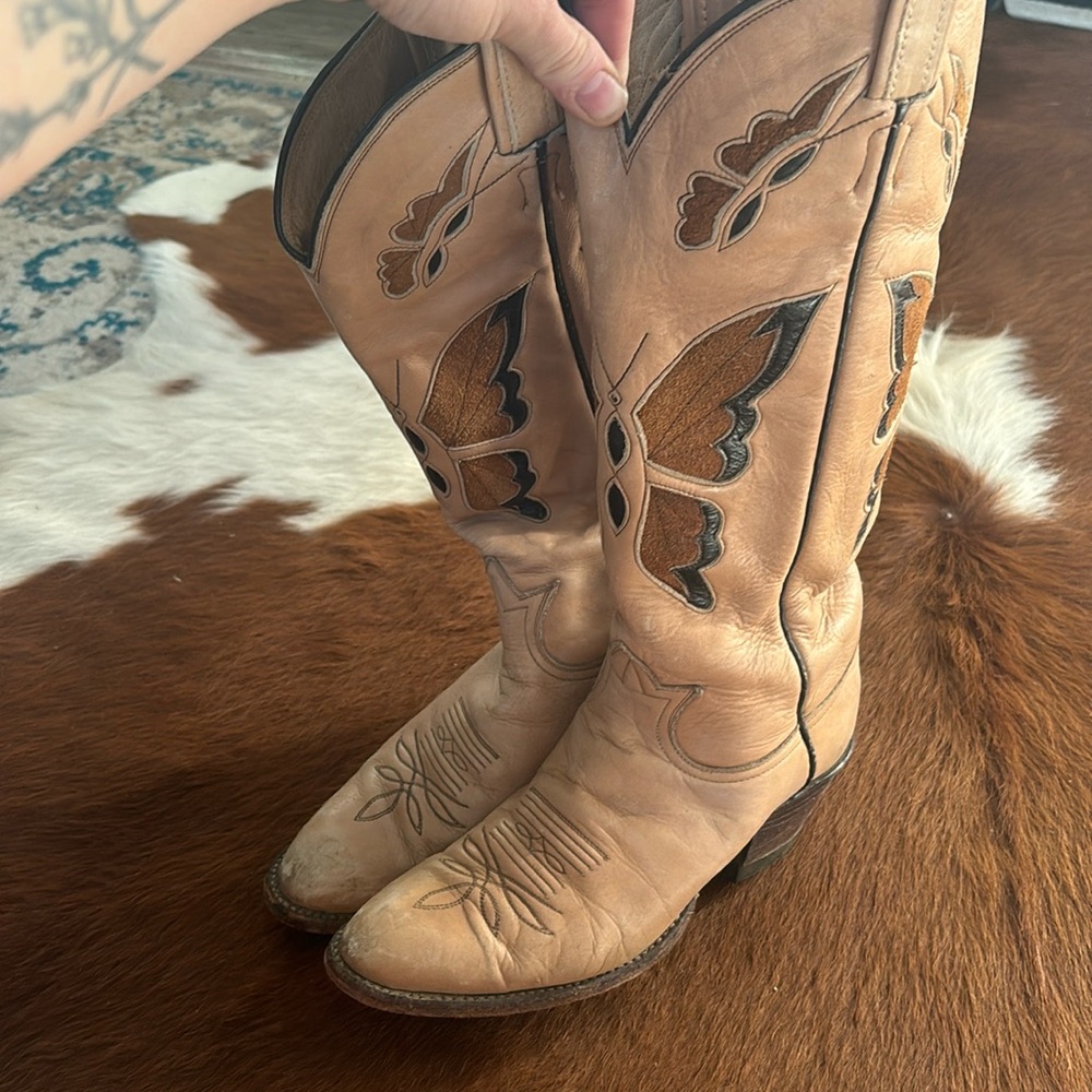 Vintage Tony Loma Butterfly Boots